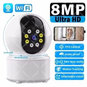 8MP Ultra HD WiFi Security Camera